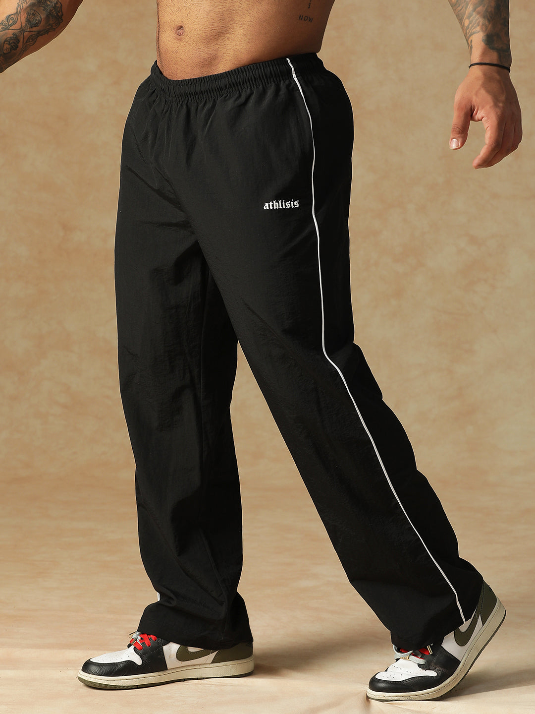 Crinkle Classic Pants Black
