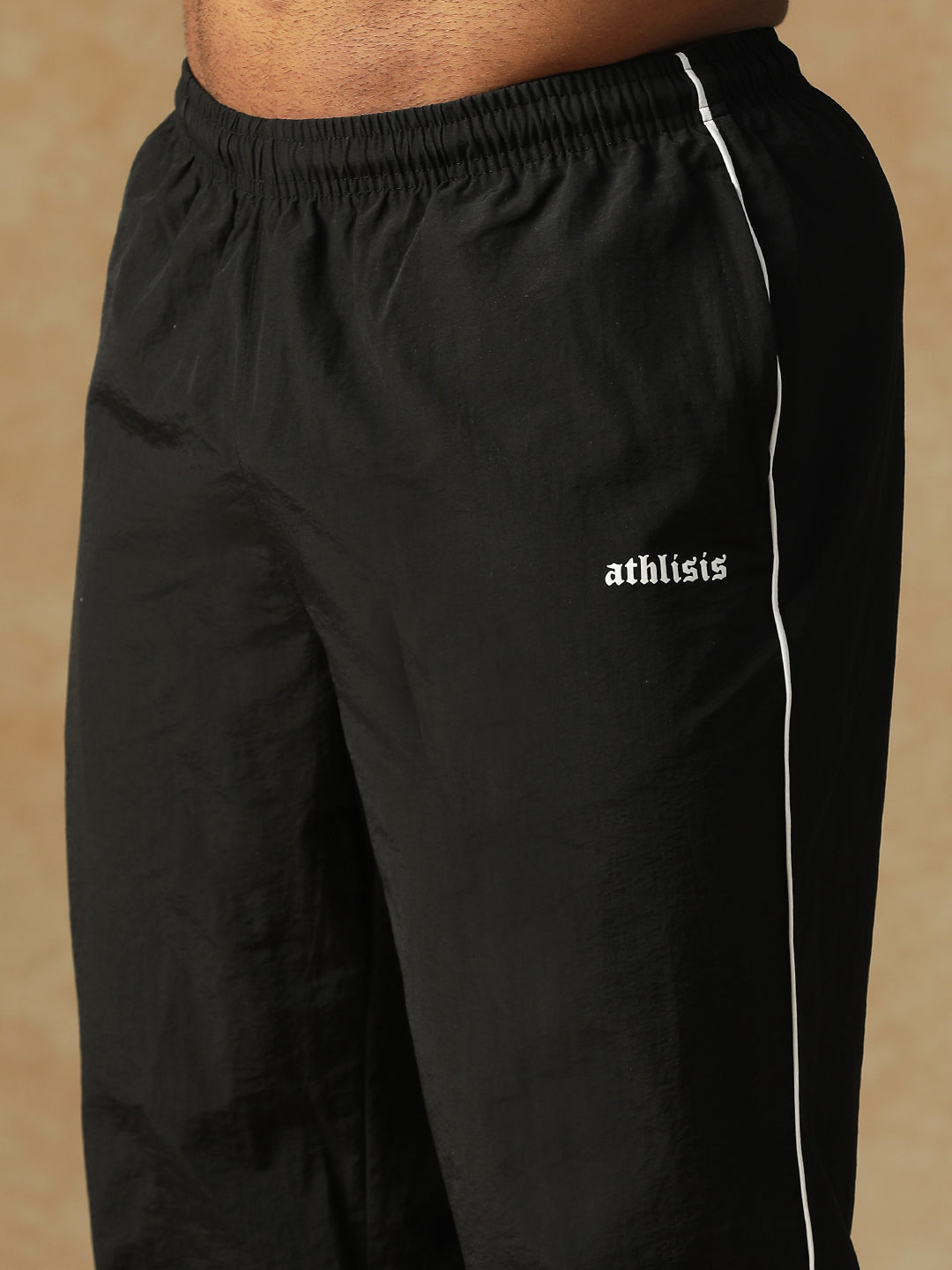 Crinkle Classic Pants Black