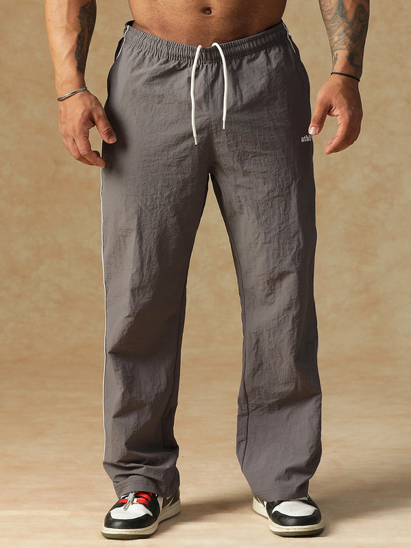 Crinkle Classic Pants Grey