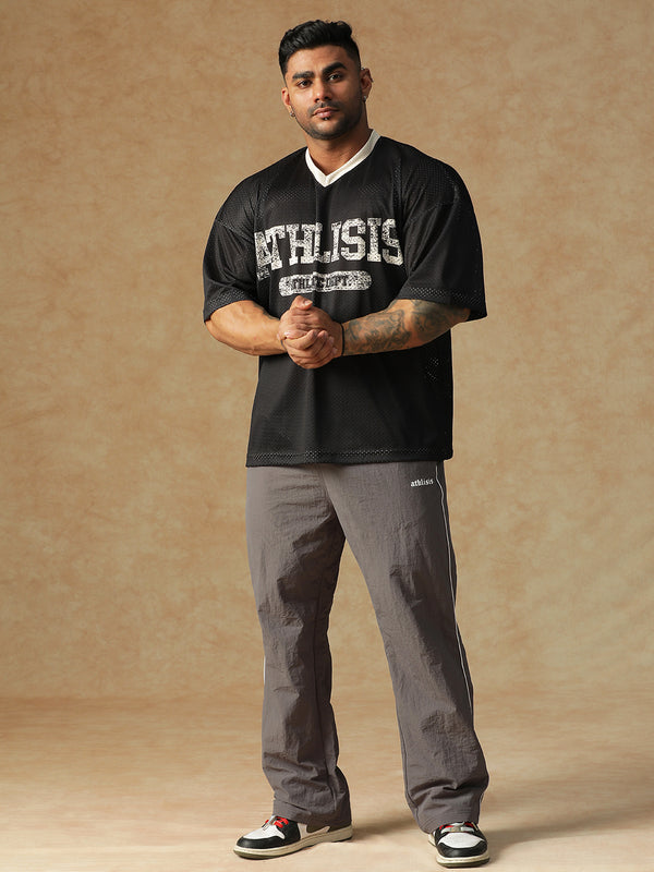 Crinkle Classic Pants Grey