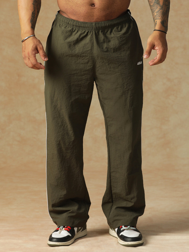 Crinkle Classic Pants Olive