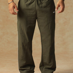 Crinkle Classic Pants Olive