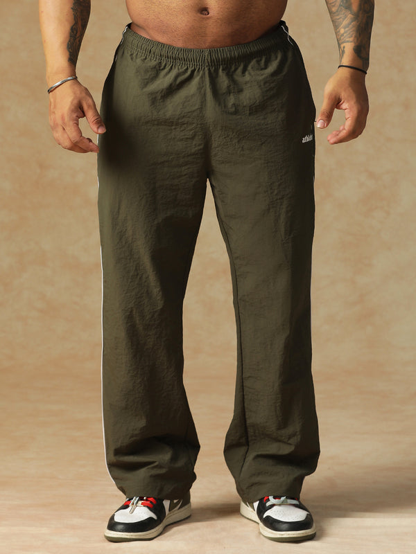 Crinkle Classic Pants Olive