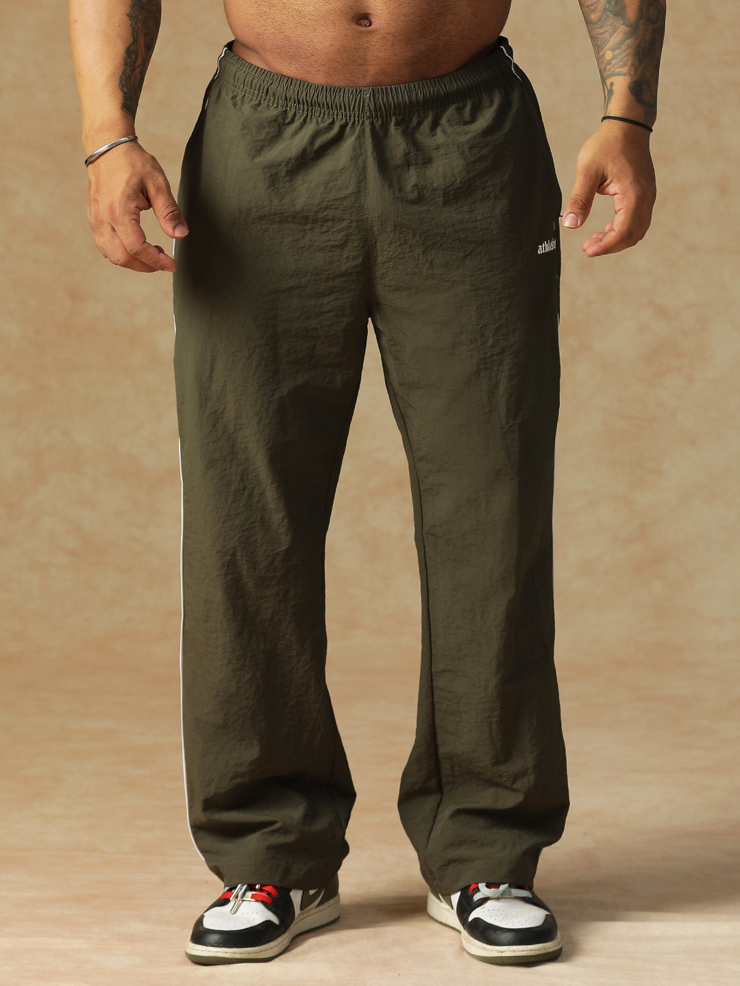 Crinkle Classic Pants Olive