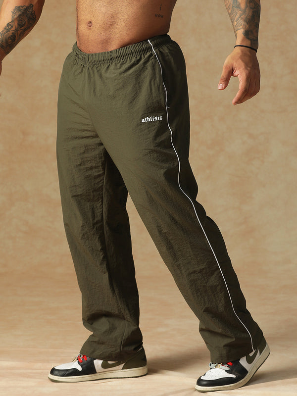 Crinkle Classic Pants Olive