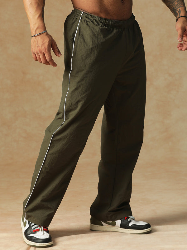 Crinkle Classic Pants Olive