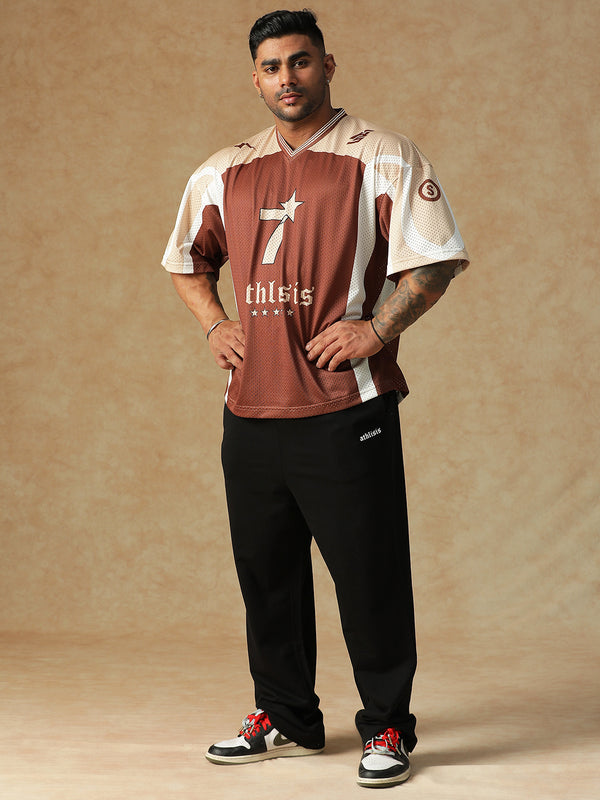 Power Mesh Jersey Brown