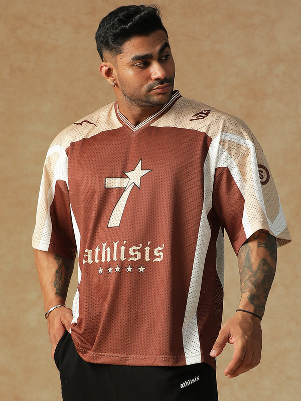 Power Mesh Jersey Brown