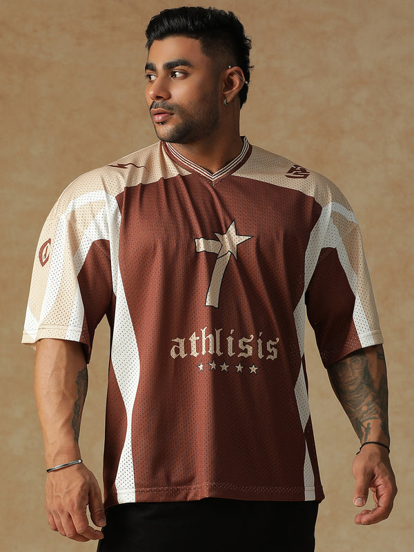 Power Mesh Jersey Brown
