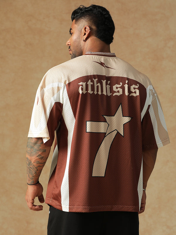 Power Mesh Jersey Brown