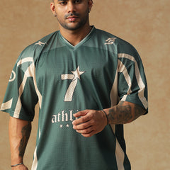 Power Mesh Jersey Green