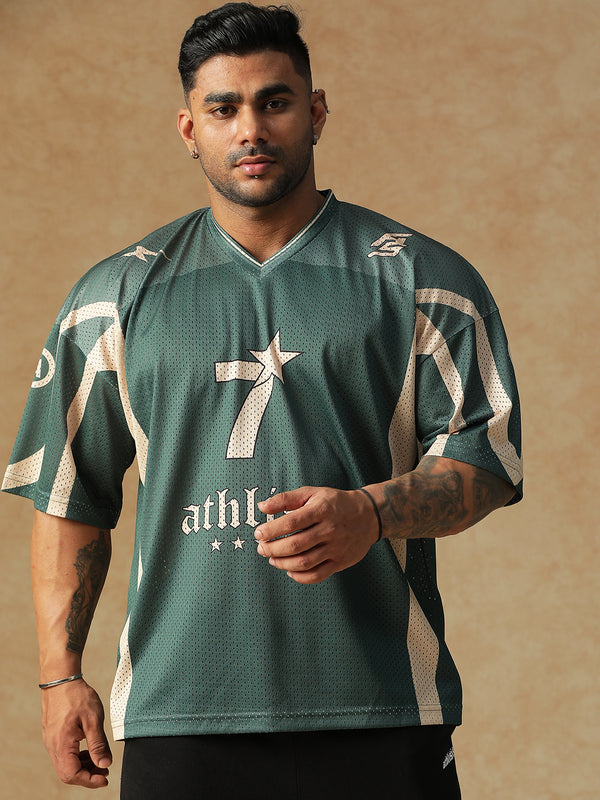 Power Mesh Jersey Green