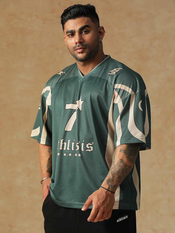 Power Mesh Jersey Green