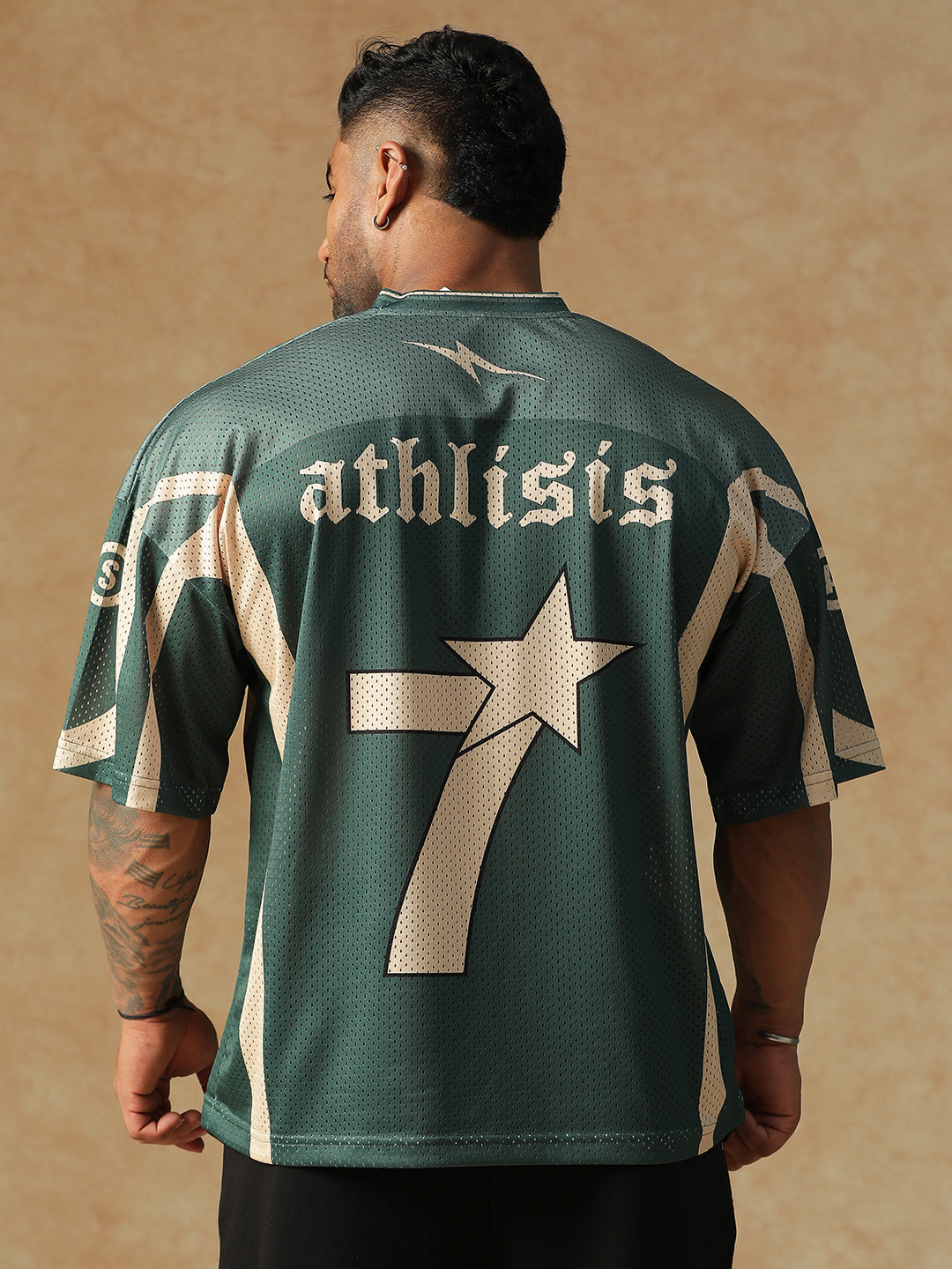 Power Mesh Jersey Green