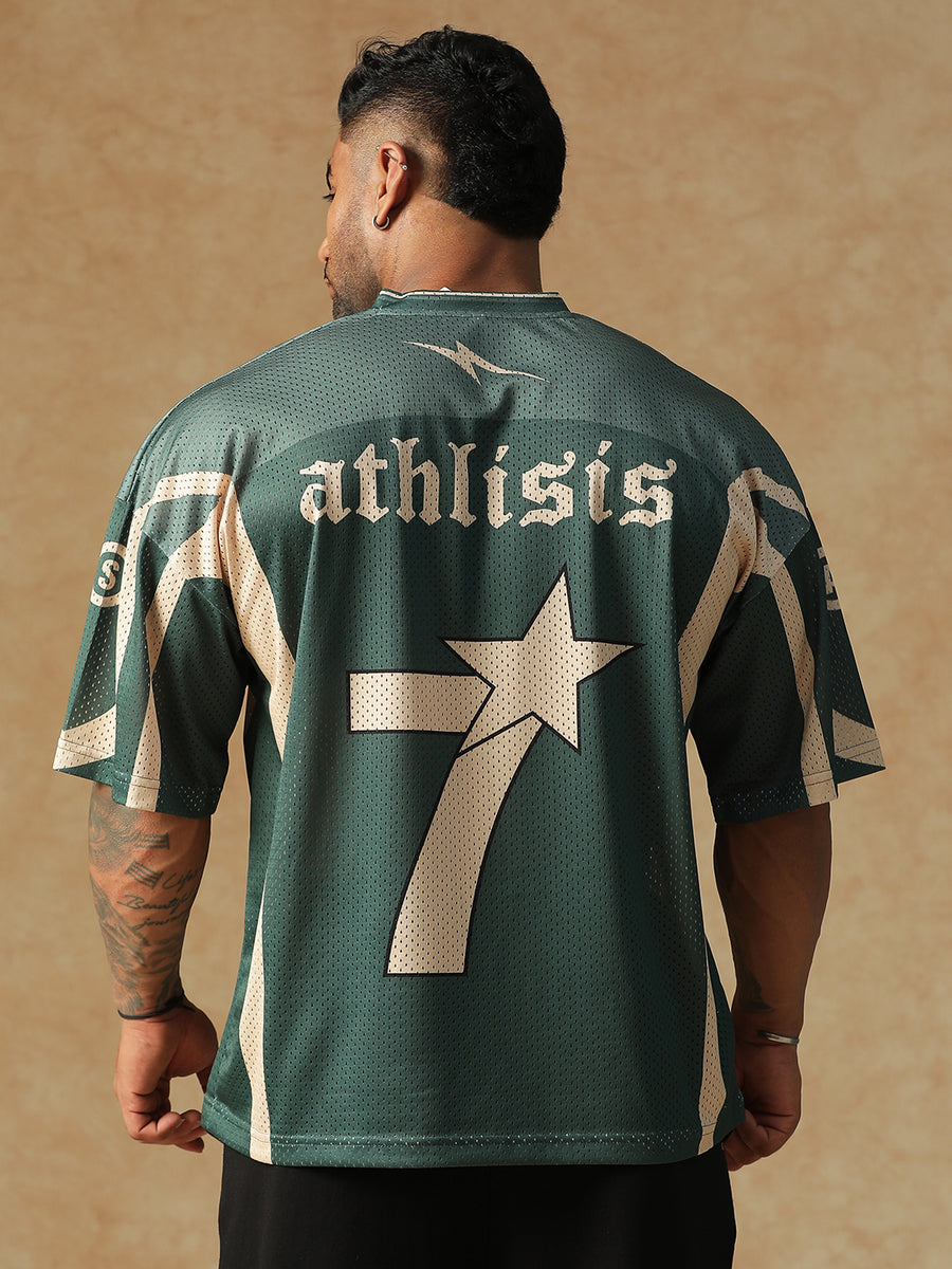 Power Mesh Jersey Green