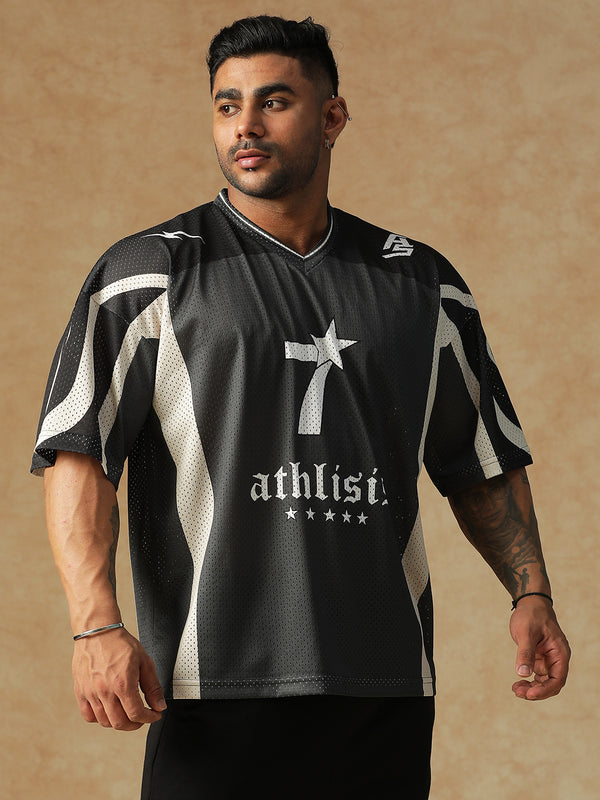 Power Mesh Jersey Black