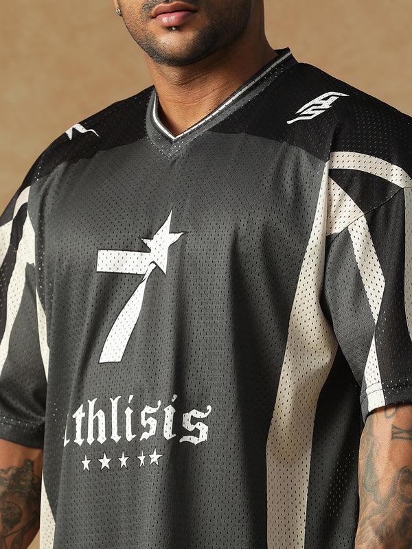 Power Mesh Jersey Black