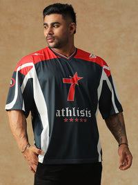 Power Mesh Jersey Navy