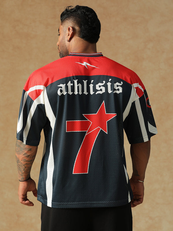 Power Mesh Jersey Navy