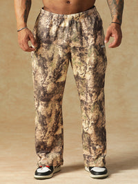Camo Fusion Sweatpants Beige