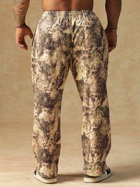 Camo Fusion Sweatpants Beige