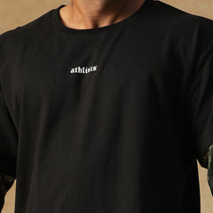 Camo Fusion Layered T-shirt Green