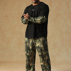 Camo Fusion Sweatpants Green