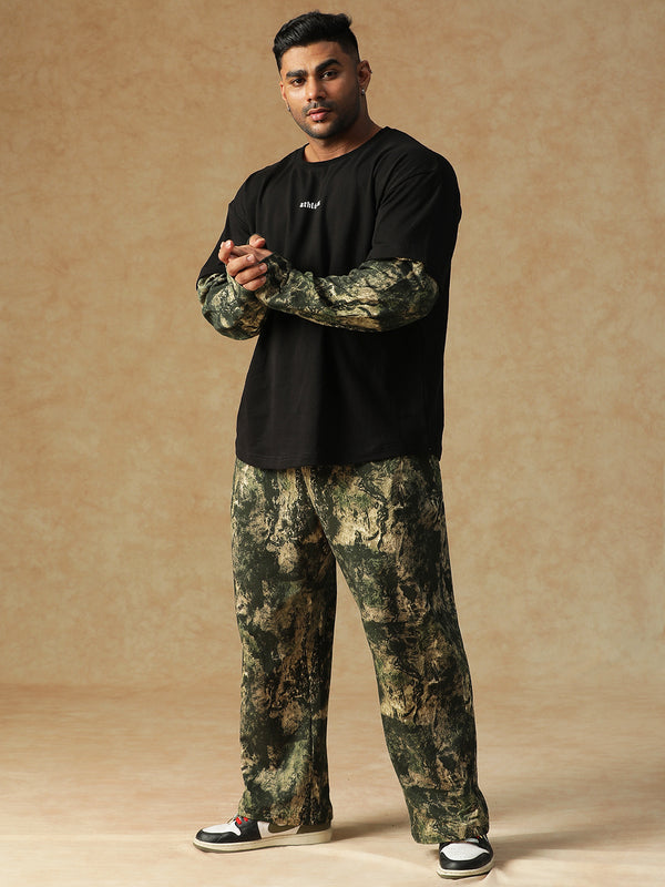 Camo Fusion Sweatpants Green