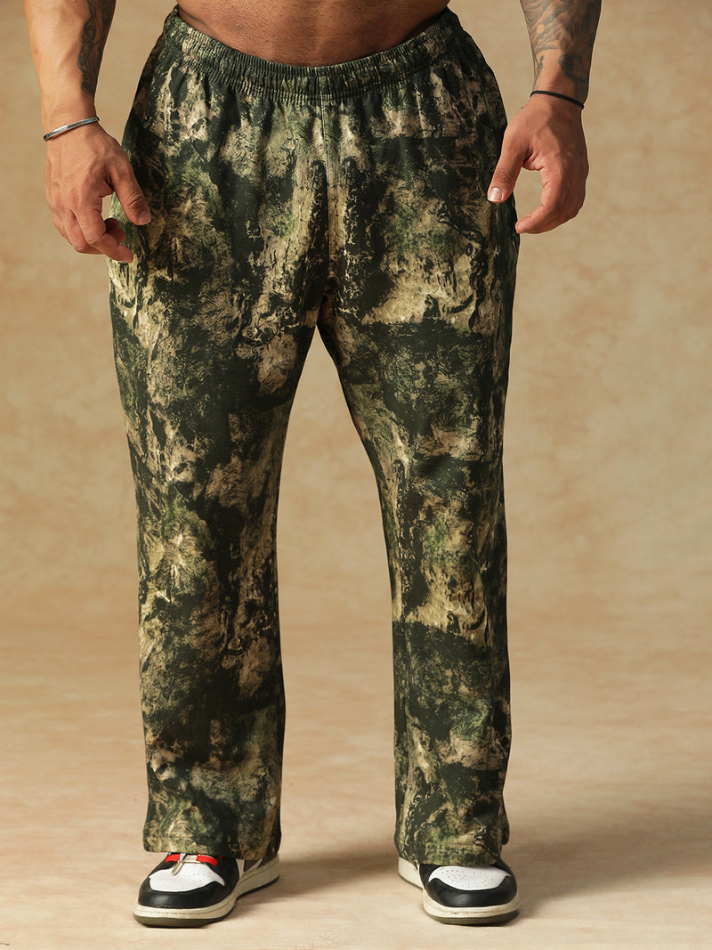 Camo Fusion Sweatpants Green