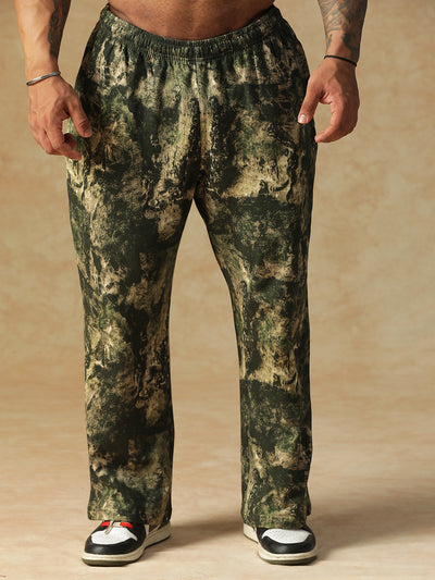 Camo Fusion Sweatpants Green
