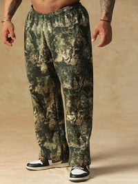 Camo Fusion Sweatpants Green