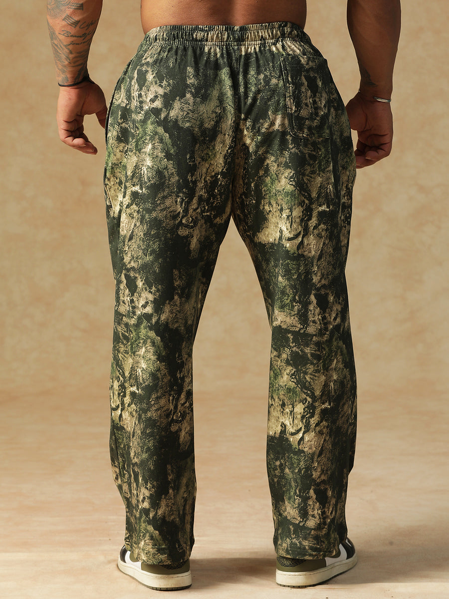 Camo Fusion Sweatpants Green