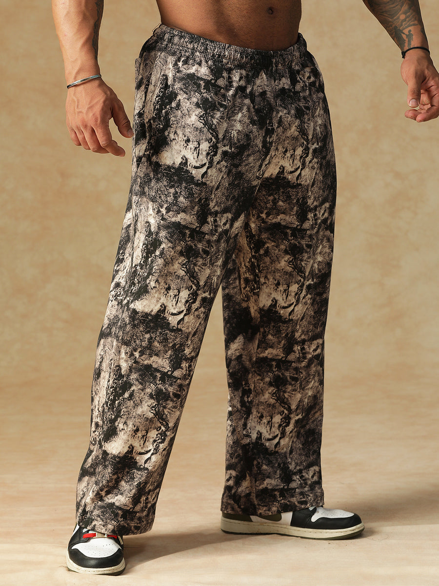 Camo Fusion Sweatpants B&W