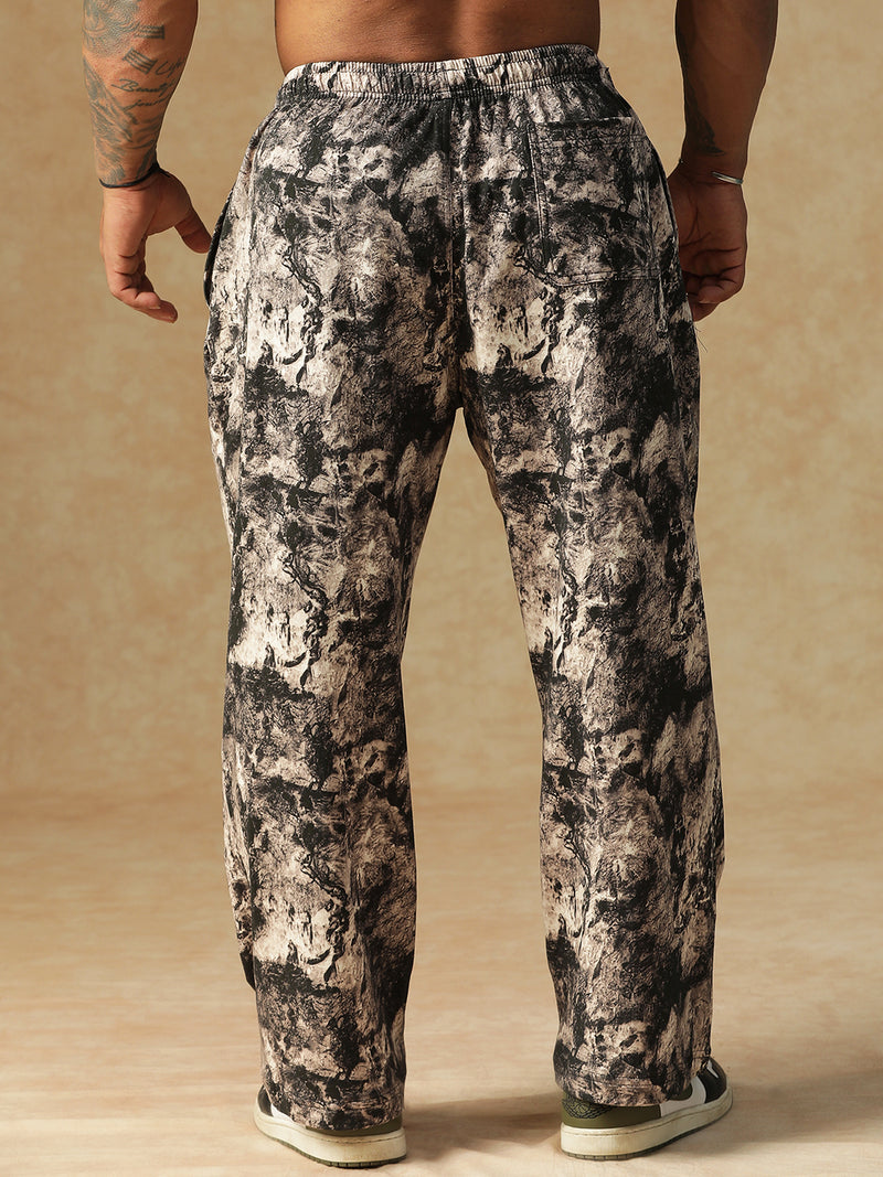 Camo Fusion Sweatpants B&W