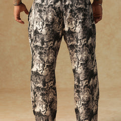 Camo Fusion Sweatpants B&W
