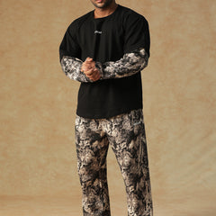 Camo Fusion Sweatpants B&W