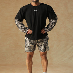 Camo Fusion Shorts B&W