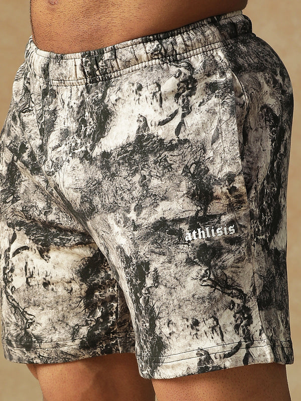 Camo Fusion Shorts B&W