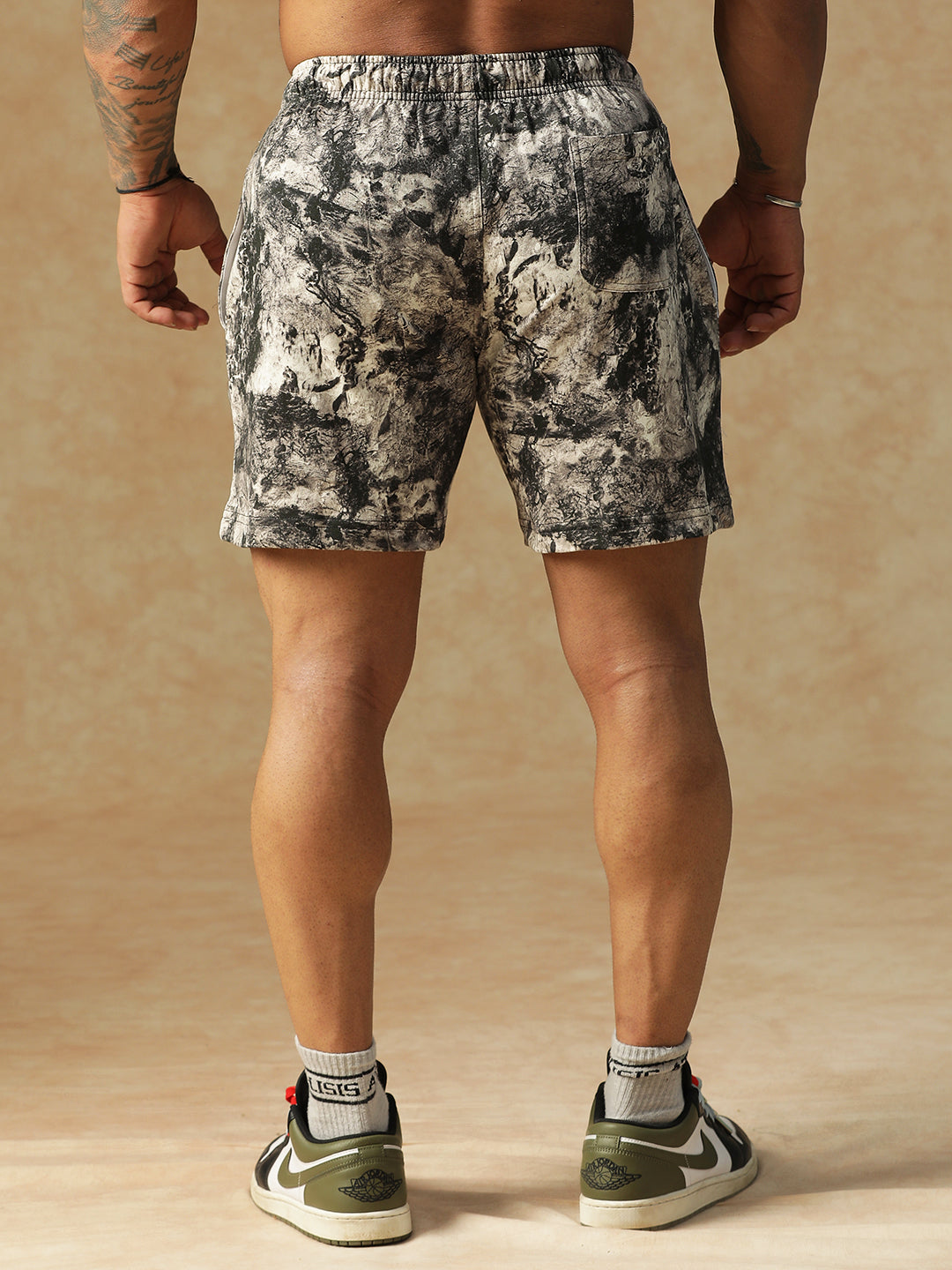 Camo Fusion Shorts B&W