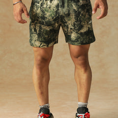 Camo Fusion Shorts Green