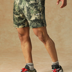 Camo Fusion Shorts Green
