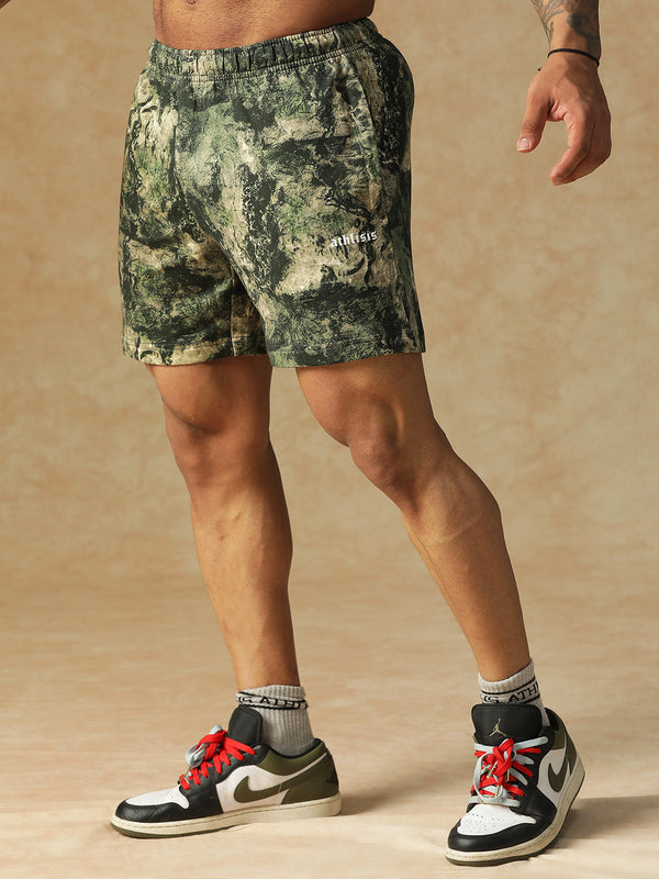 Camo Fusion Shorts Green