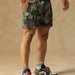 Camo Fusion Shorts Green