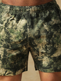 Camo Fusion Shorts Green