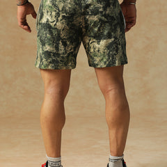 Camo Fusion Shorts Green