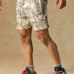 Camo Fusion Shorts Beige