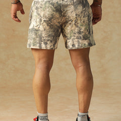 Camo Fusion Shorts Beige