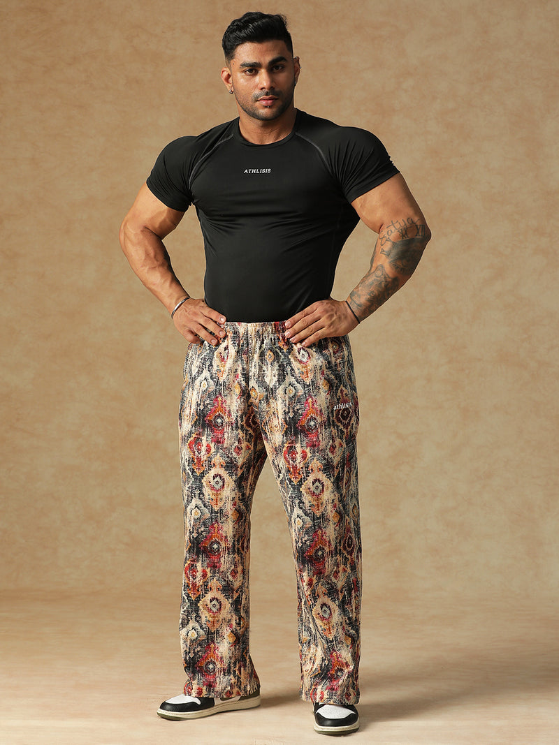 Printed Heritage Pattern Sweatpants