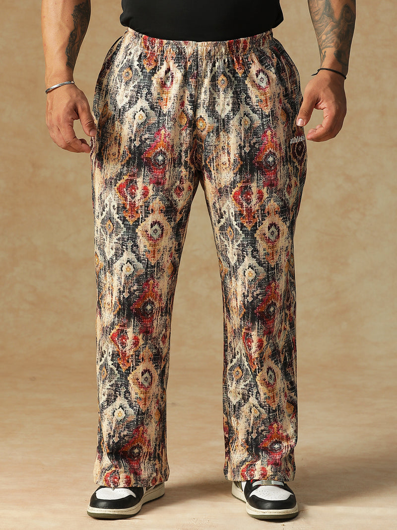 Printed Heritage Pattern Sweatpants
