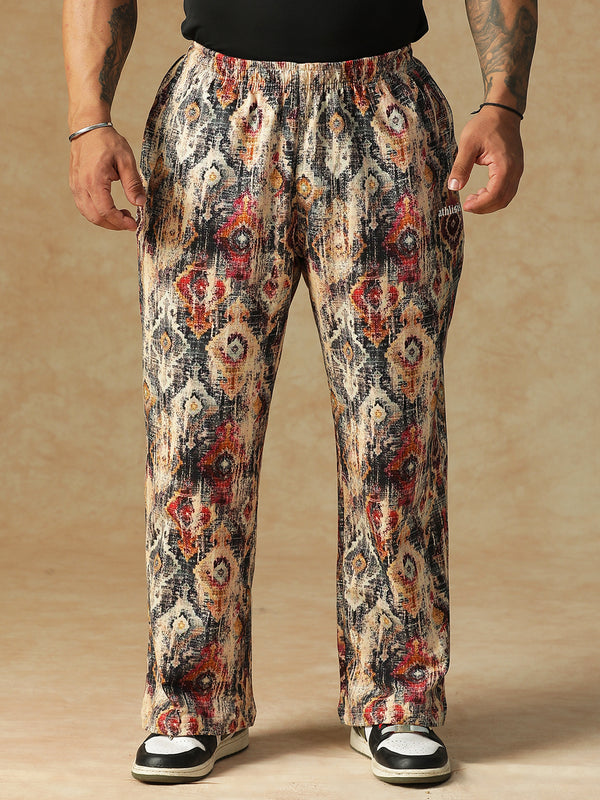 Printed Heritage Pattern Sweatpants